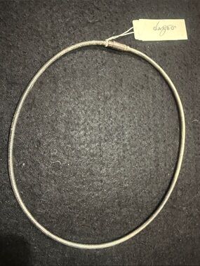 Silver Tone Snake Chain Necklace - Women's Accessory